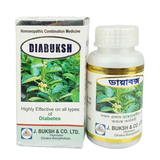 Diabuksh Capsule 500mg (60 pcs–Pot)
