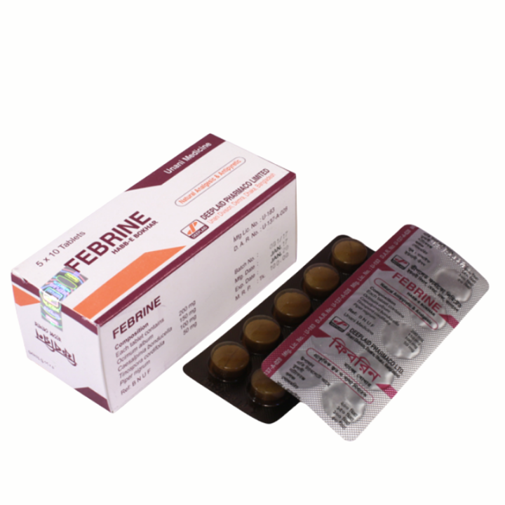 Febrine Tablet (Habb-e bokhar)