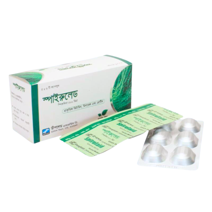 Spirulaid Capsule (Spirulina 500 mg)